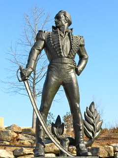 Statue of General Casimir Pulaski at Fairmount Park, Philadelphia.